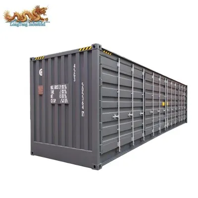 40ft High Cube Side Opinn gámur